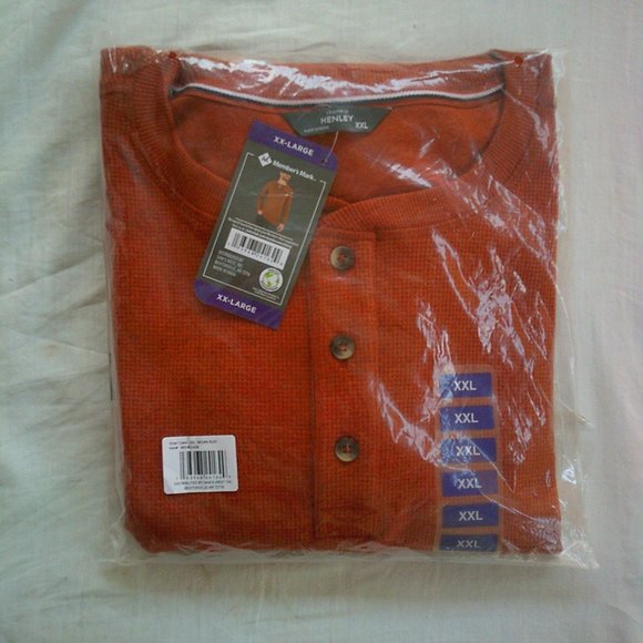Member's Mark / Sam's Club Other - Long Sleeve Thermal Shirt:  (XXL) Men's Henley - Member's Mark. Never used!